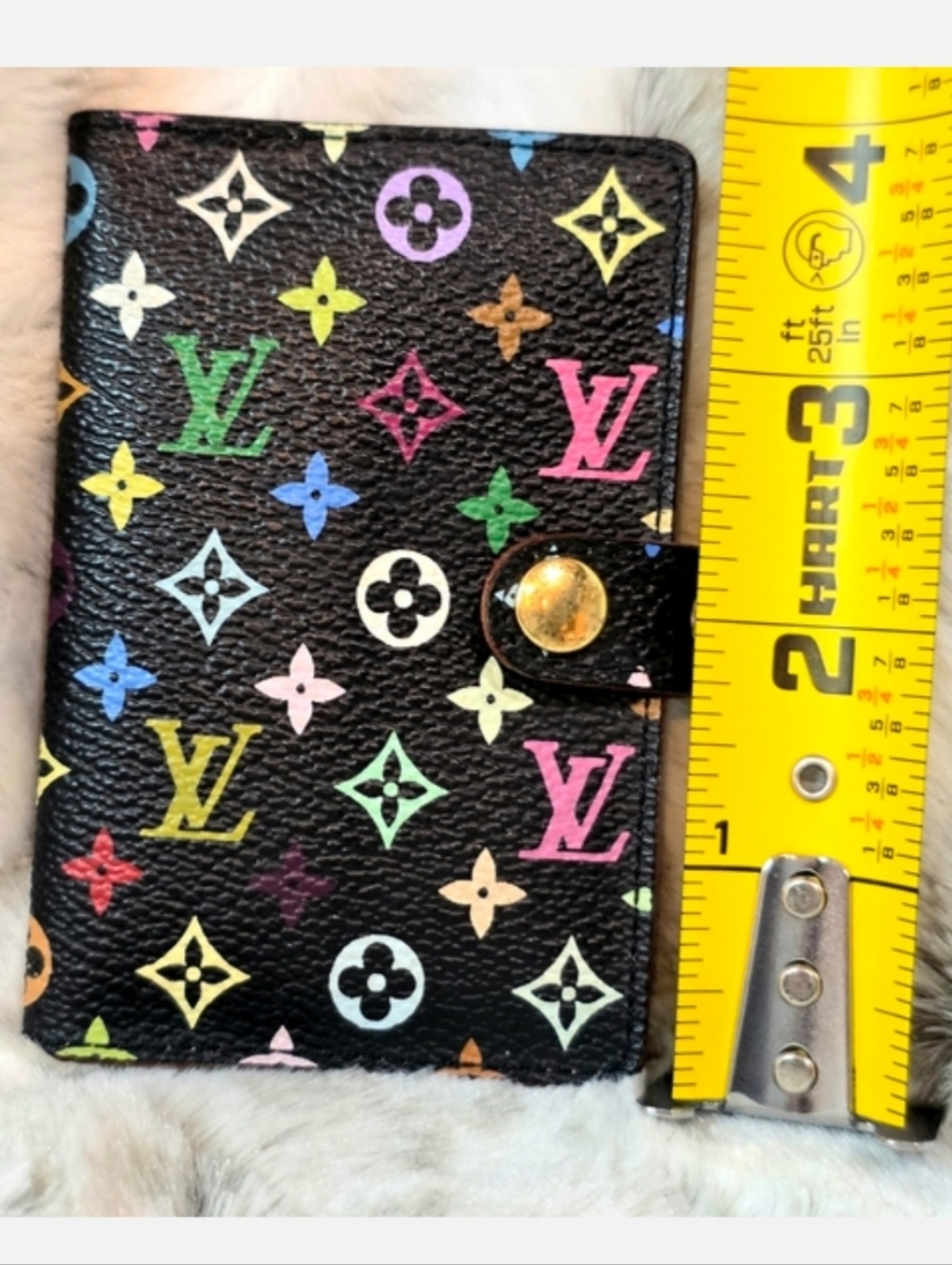 🌺 Louis Vuitton Monogram Multicolore Carnet de Bal Mini Agenda/Card Case AUTH - Picture 11 of 12